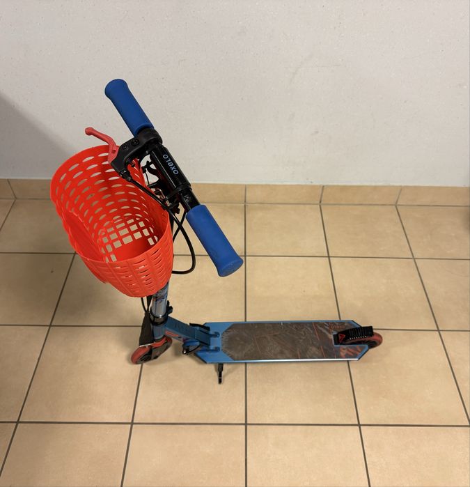 Hulajnoga dla dzieci Mid 5 Oxelo z hamulcem ręcznym i amortyzacją