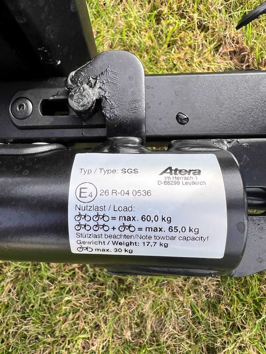Atera Strada eTrail  bagażnik uchwyt uchylny zamykany 60kg