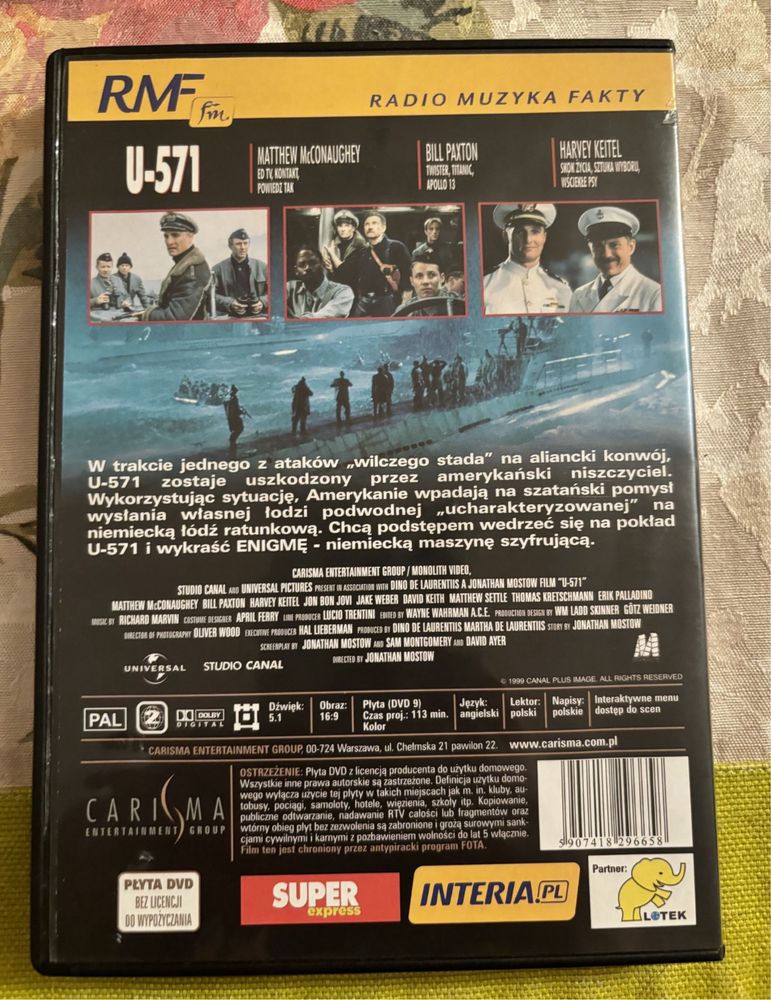 U-571   plyta dvd