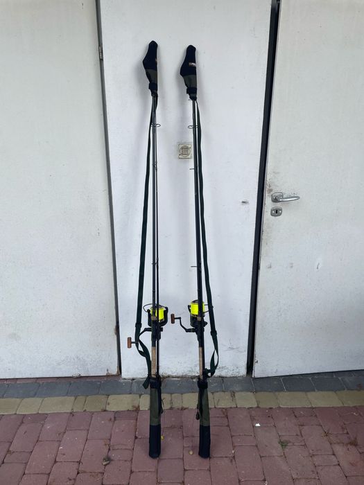 2x wędka karpiowa Sonik VaderX RS z kołowrotkiem Sonik Tournos 10000GS