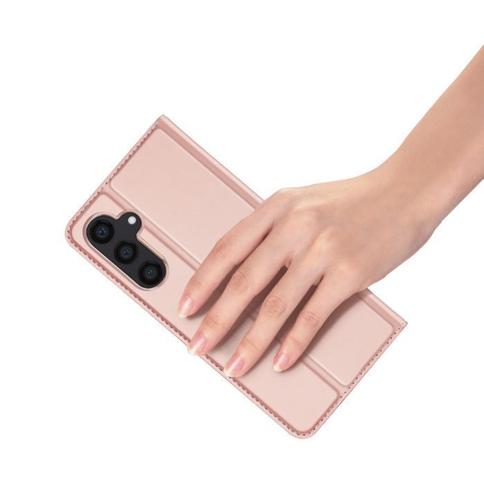 Etui Dux Ducis Skin Pro do Samsung S24 z klapką - różowe