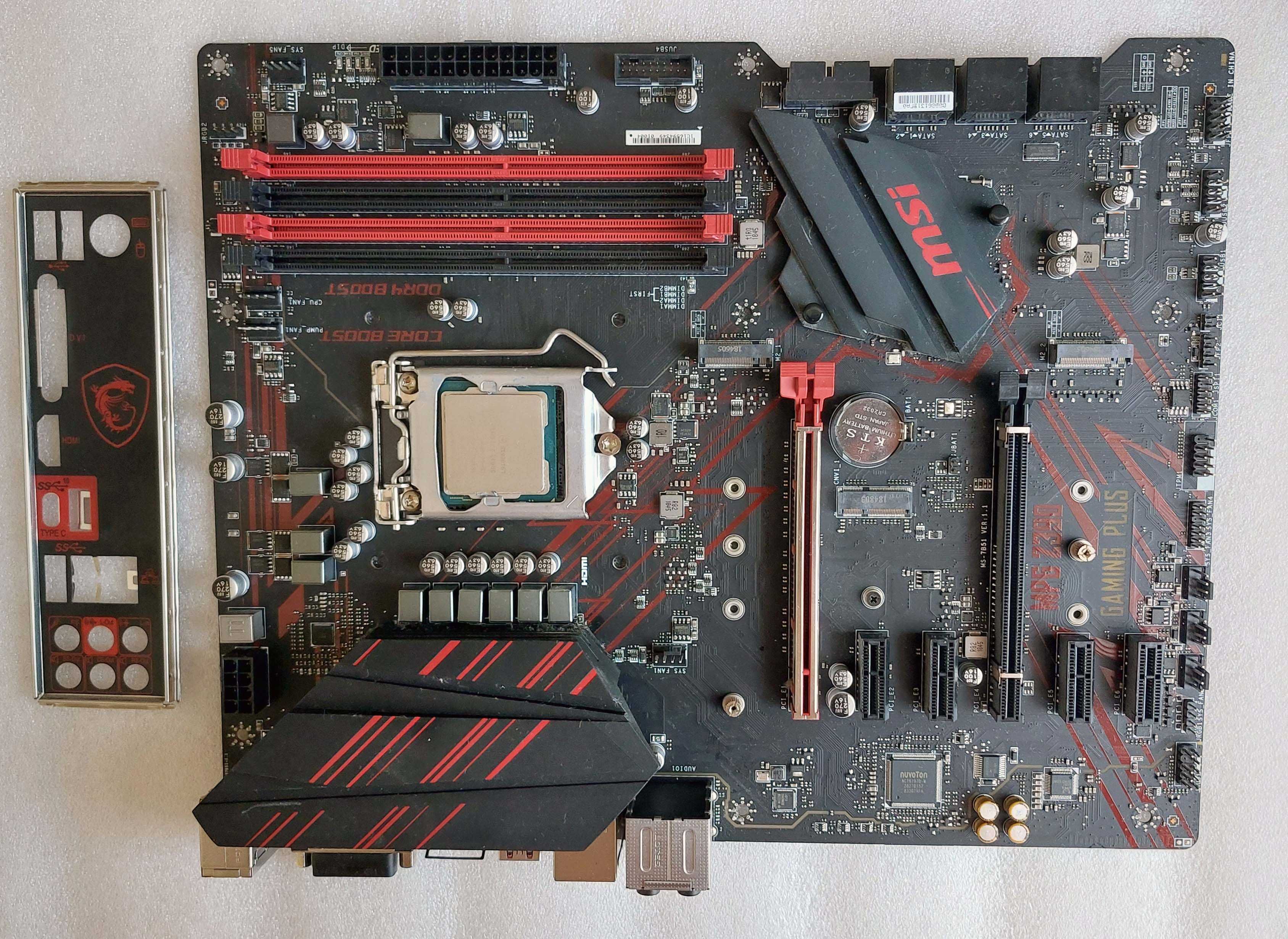 Płyta główna MSI MPG Z390 GAMING PLUS , Procesor Core i5-9600KF