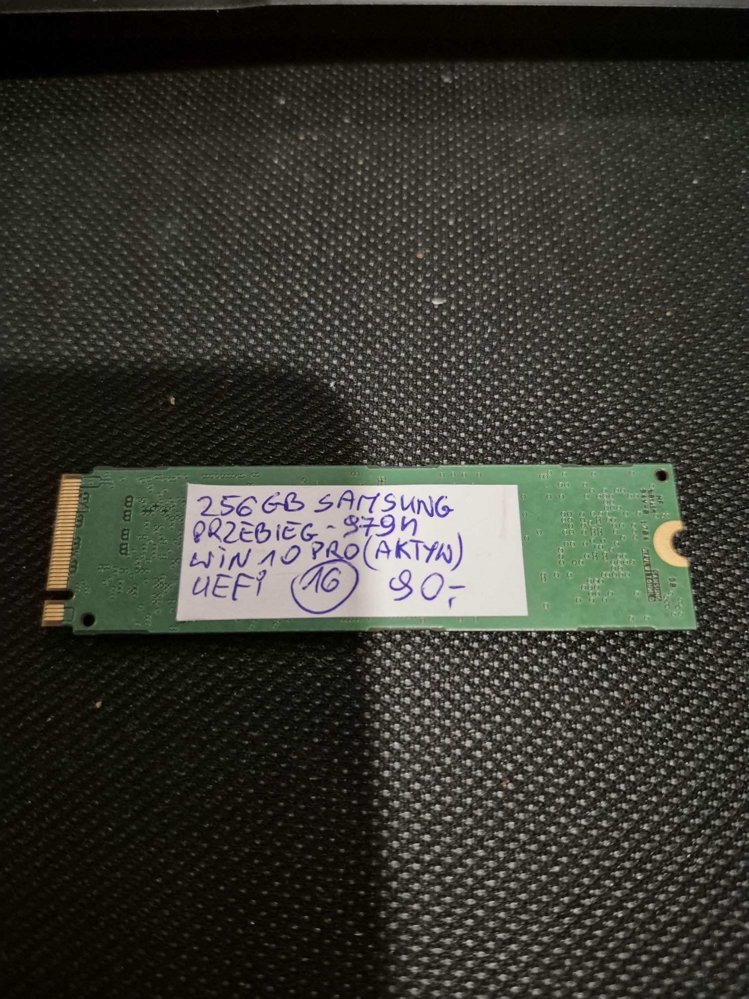 Dysk SSD M2 Nvme 256GB Samsung win 10 Pro(16)