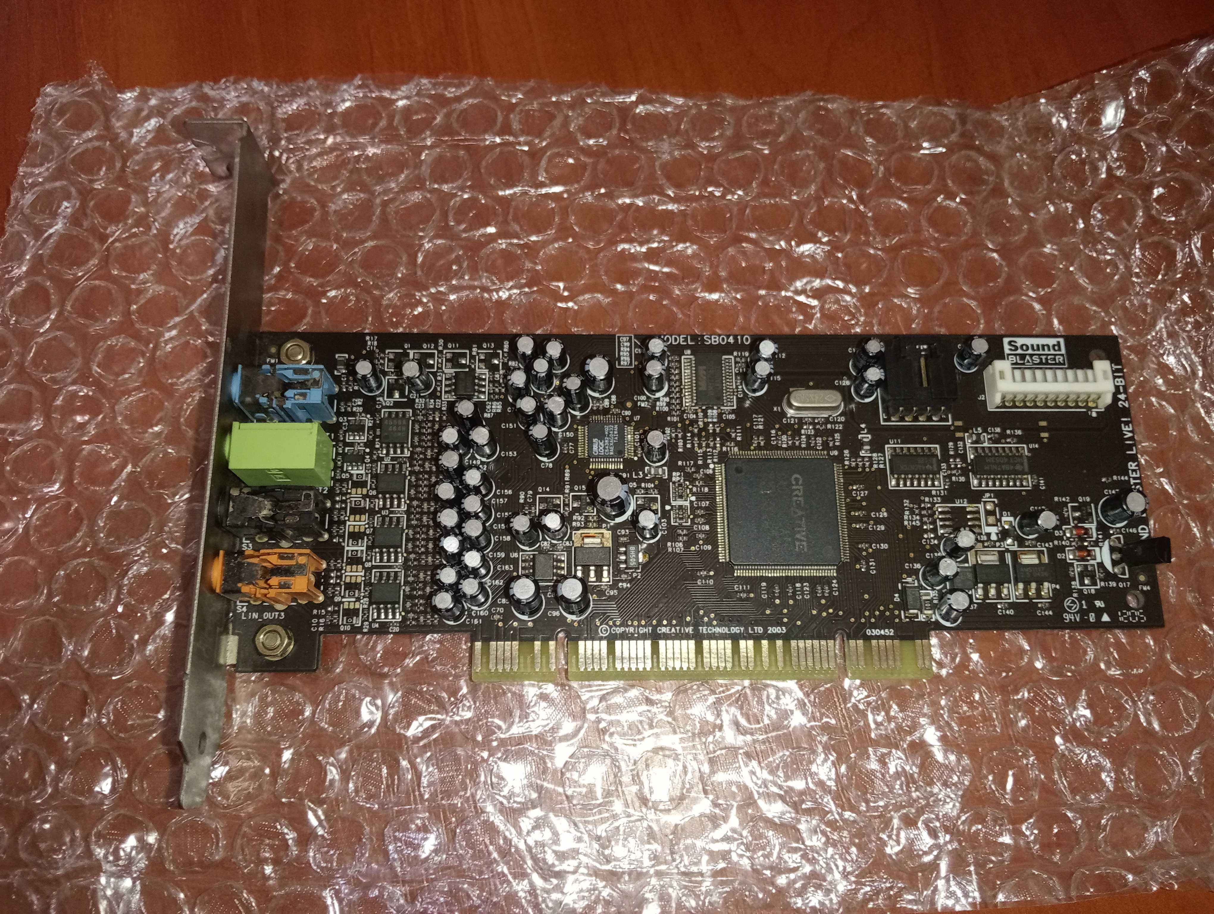SoundBlaster live 24-Bit Model:SB0410