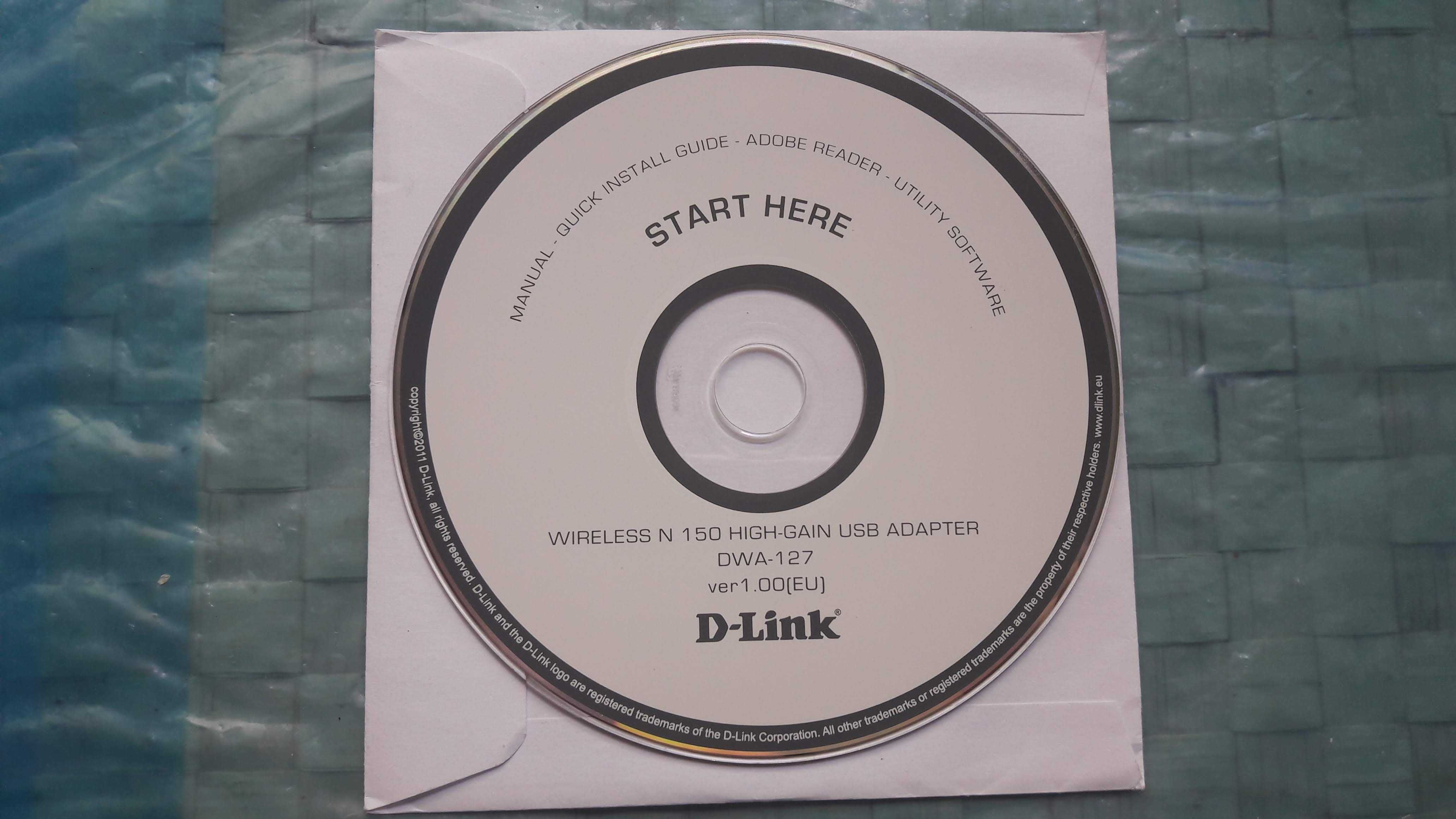 D-Link dwa-127 oprogramowanie CD Płyta instalacyjna