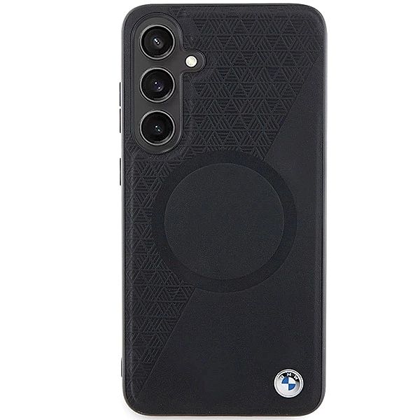 Etui BMW Signature Leather Half Textured & Circle MagSafe na Samsung G