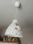Lampa wisząca + kinkiet w kotwice