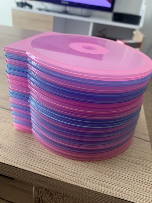 Etui na plyty 18 sztuk plastikowe