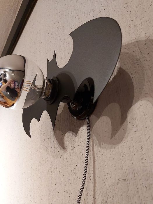 Lampka nocna kinkiet lampa cieniowa batman