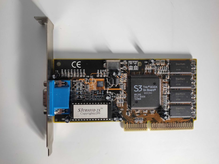 Placa gráfica S3 TRIO 3D/2X | RetroTech | Colecionador |