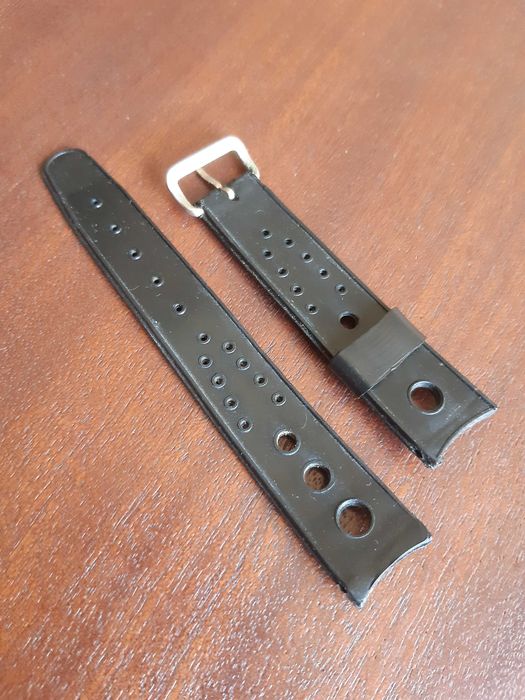 Pulseira relógio borracha 18mm (Portugal) séc. XX