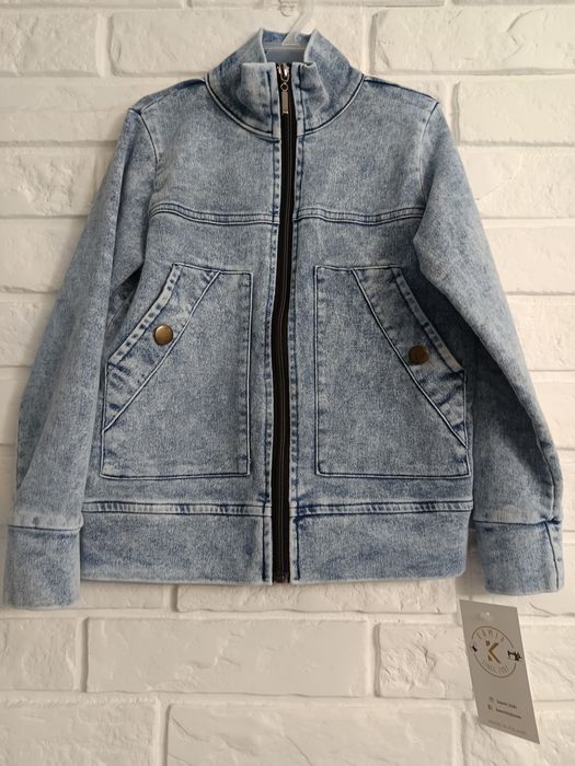 Katana Jeansowa Chłopięca Bomberka Kamir