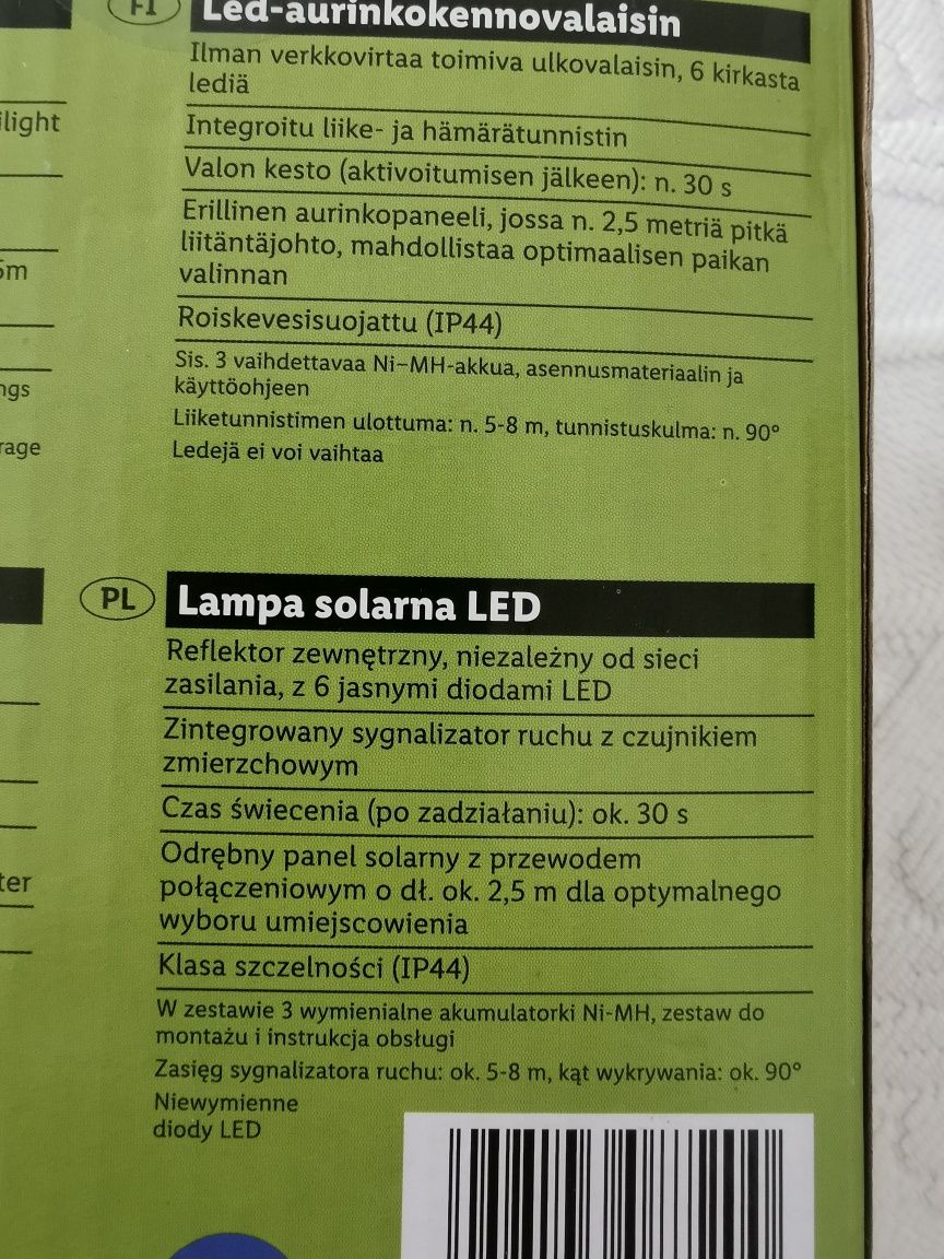 Lampa solarna LED