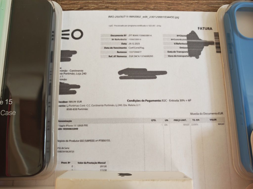 iPhone 15 128GB Preto Bom estado  Aceito Retomas