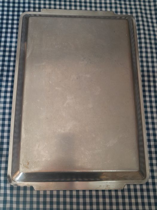 Tabuleiro raso em inox