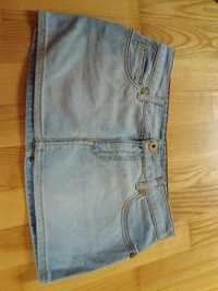 mini jeans bidrowka xs s cross jeans spodnica mini