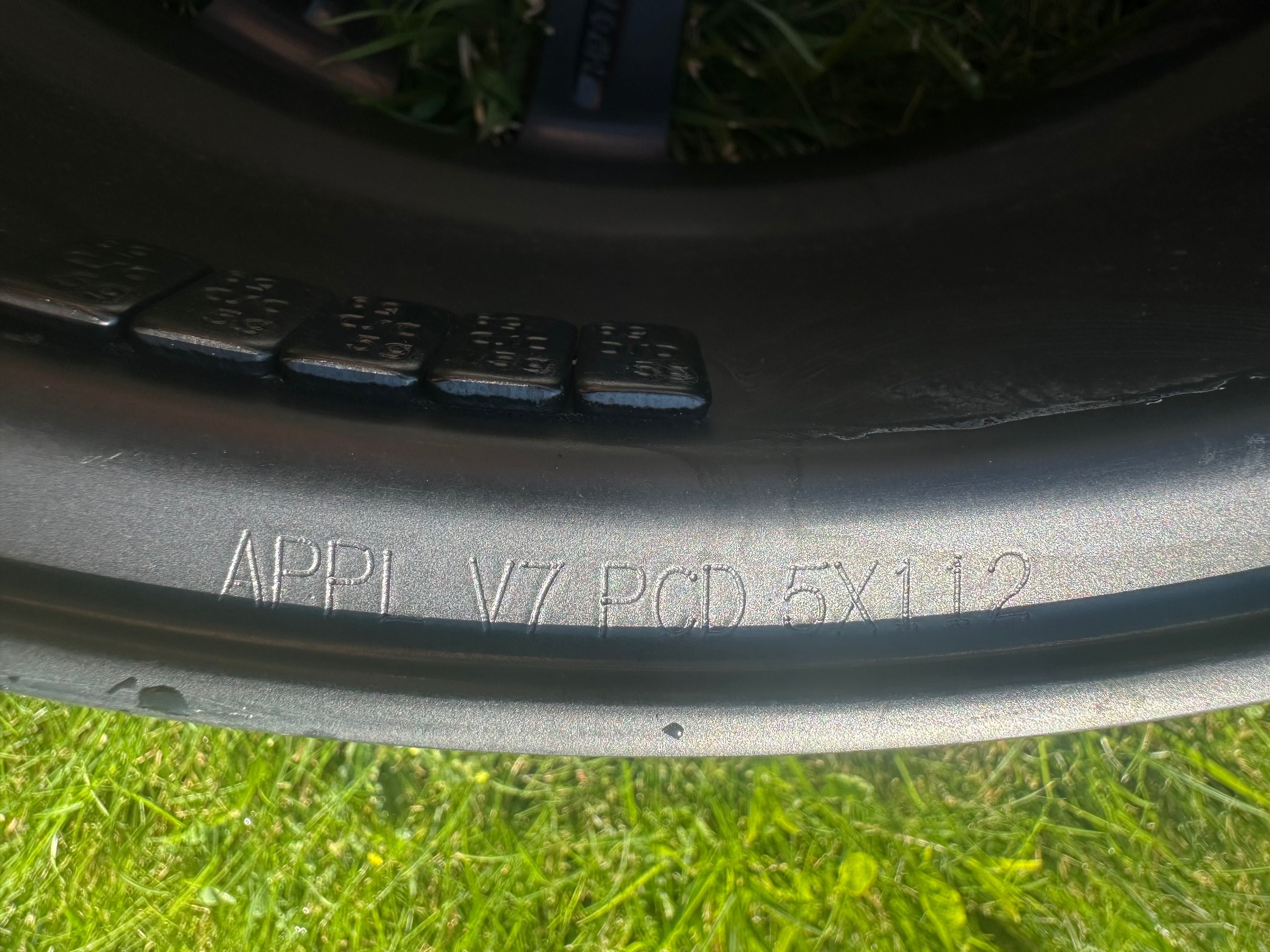 Титанові диски 5 112 R16 VAG Group Black Matte Edition