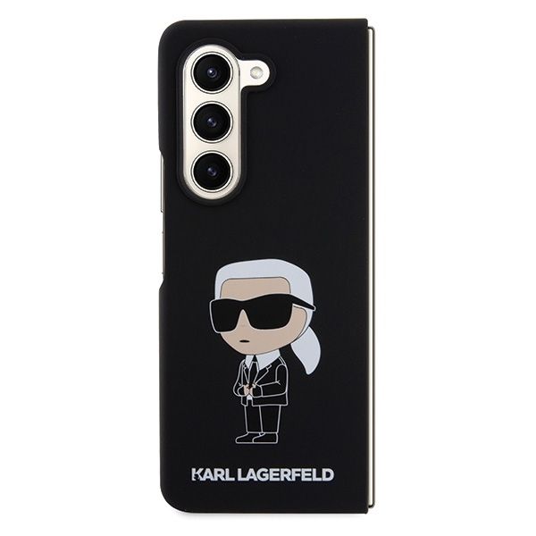 Etui Karl Lagerfeld Klhczfd5Snikbck Z Fold5 Hardcase  Silicone Ikonik