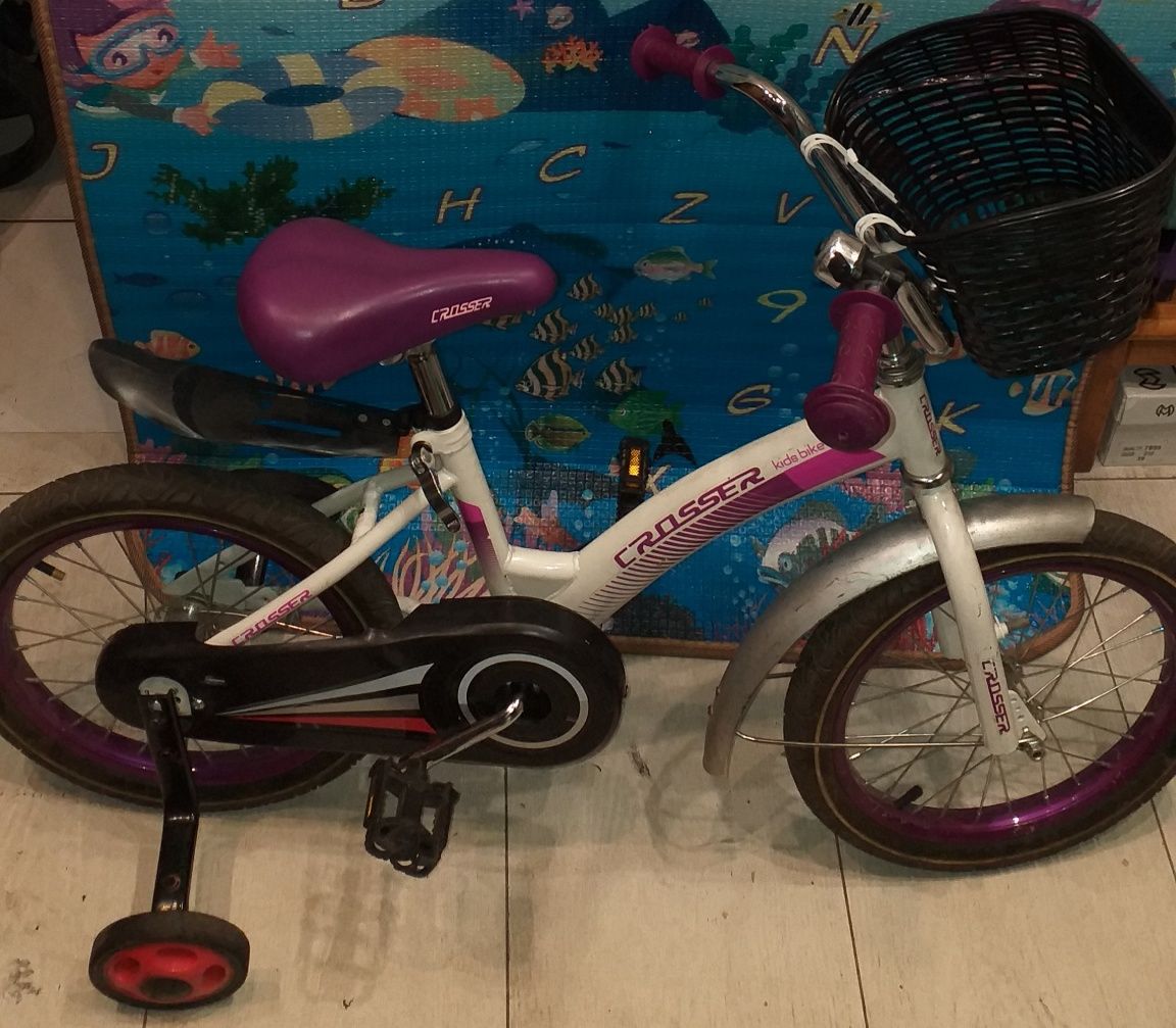 Продам детский велосипед Crosser на 16 дюймов диаметр колес.
