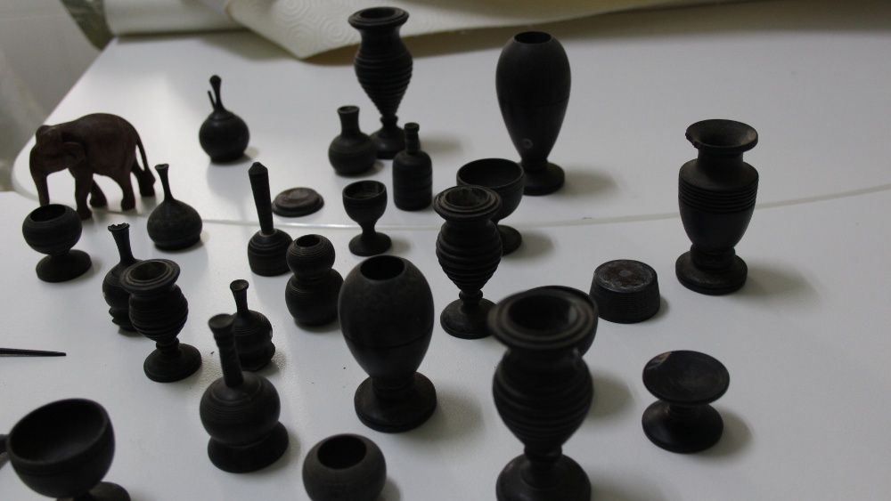 Peças de Pau Preto - Artesanato