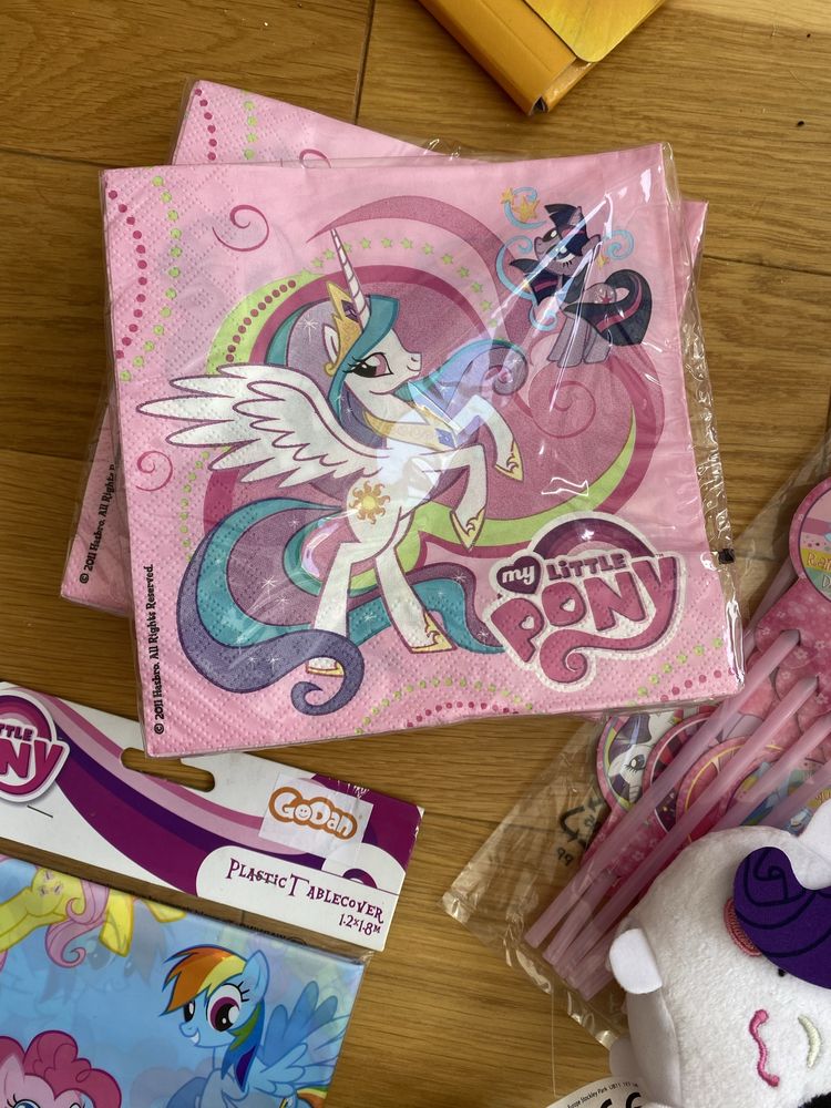 My little pony zestaw na przyjecie urodzinowe