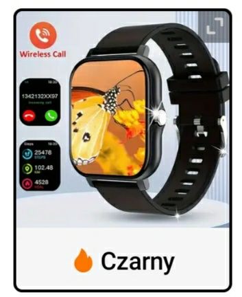 Smartwatch Y13, pełny monitoring