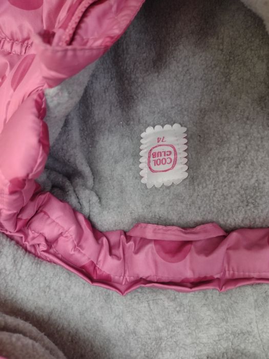 Kombinezon zimowy dla dziewczynki 74