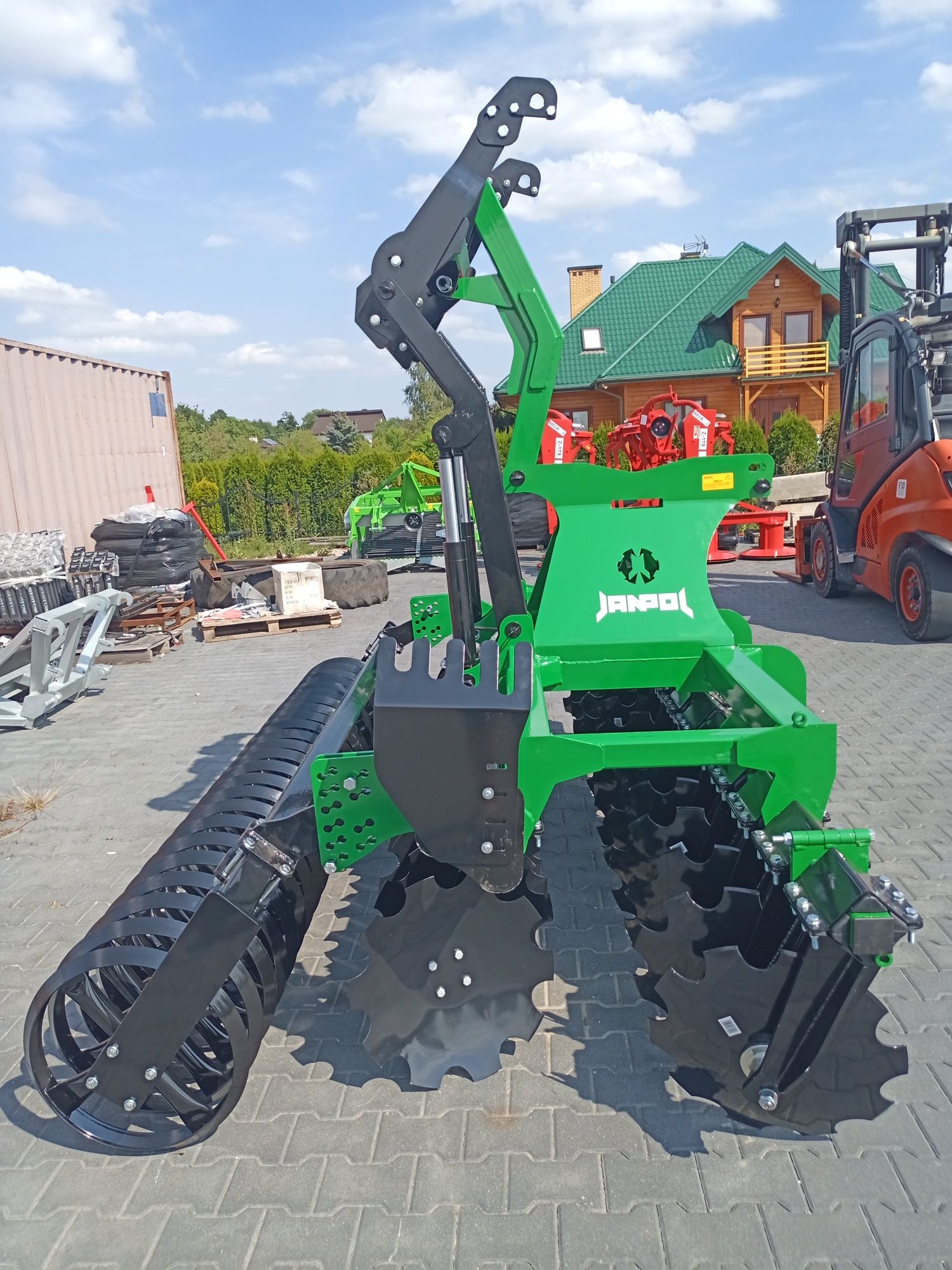 Agregat uprawowo-siewny talerzowy Janpol 2.5m 2.7m 3m