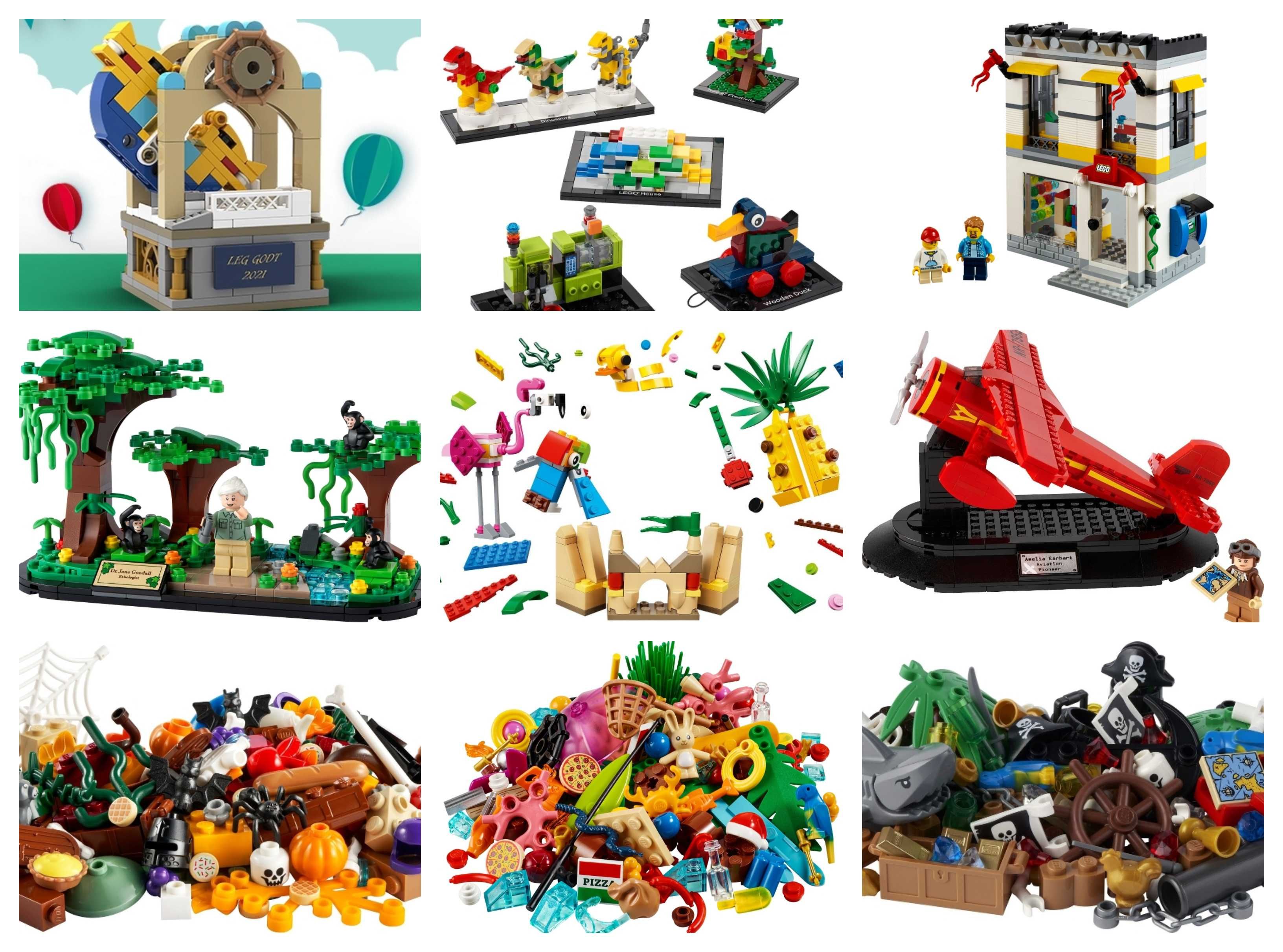 LEGO ARCHITECTURE, CITY, CREATOR, ICONS, IDEAS, SPEEDCHAMPIONS, NATAL;