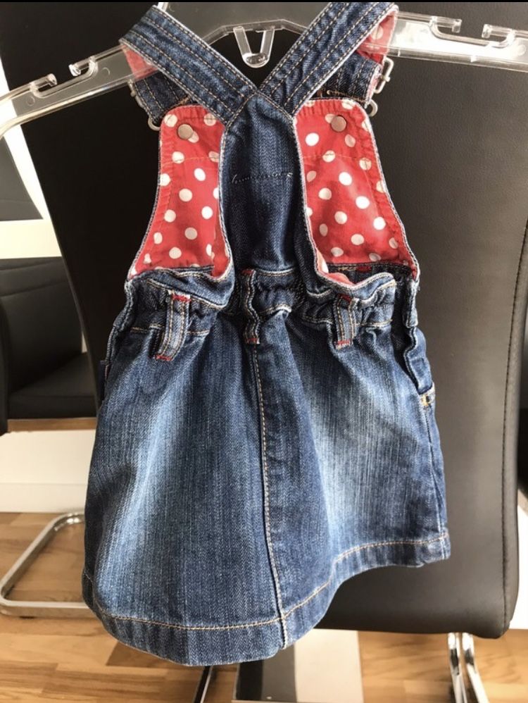 Sukieneczka jensowa H&M 62 cm, Hello Kitty