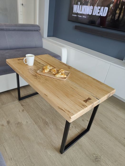 Stół z jesionu + nogi stalowe