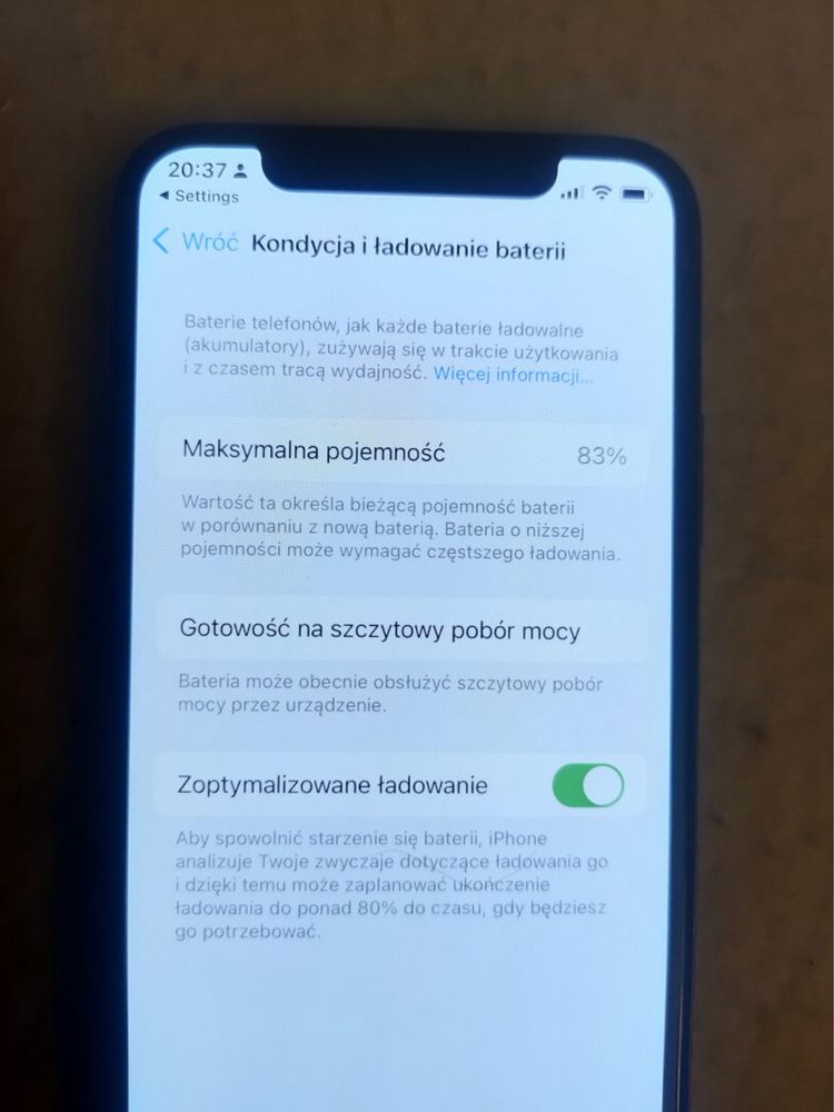 Iphone Xs  64gb złoty