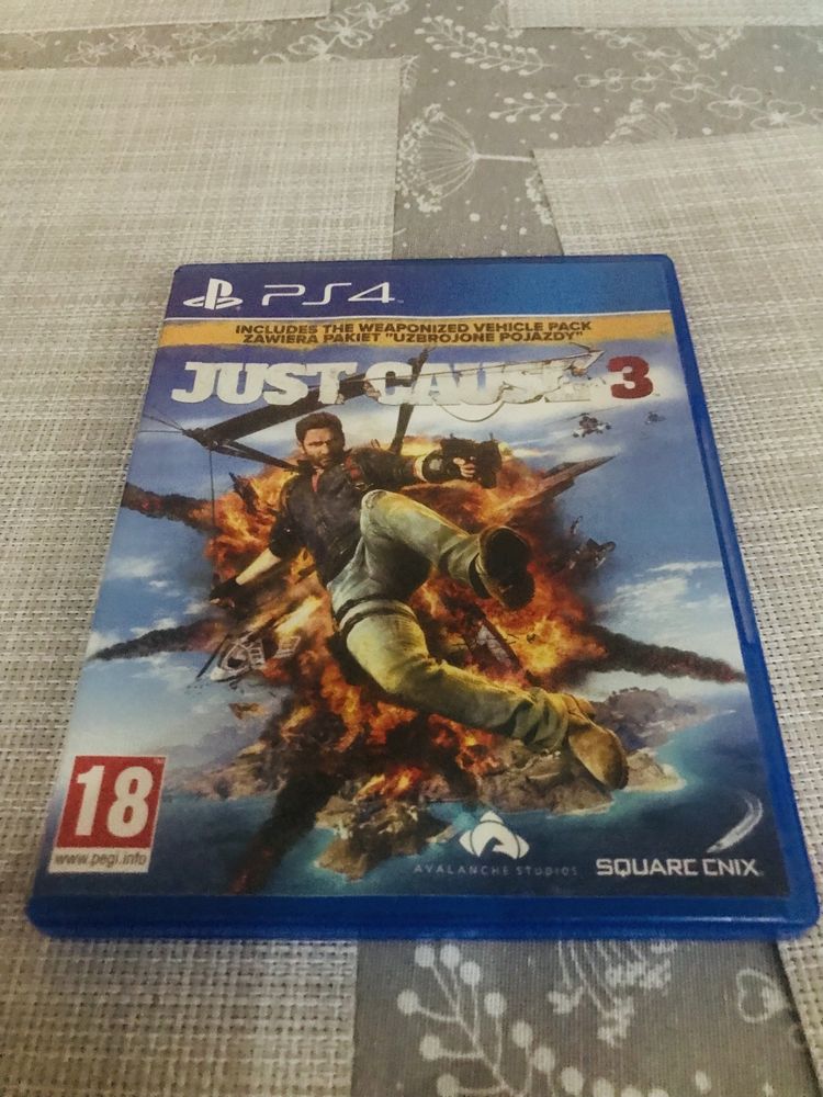 Just cause 3. Ps4 pudelko. Brak gry