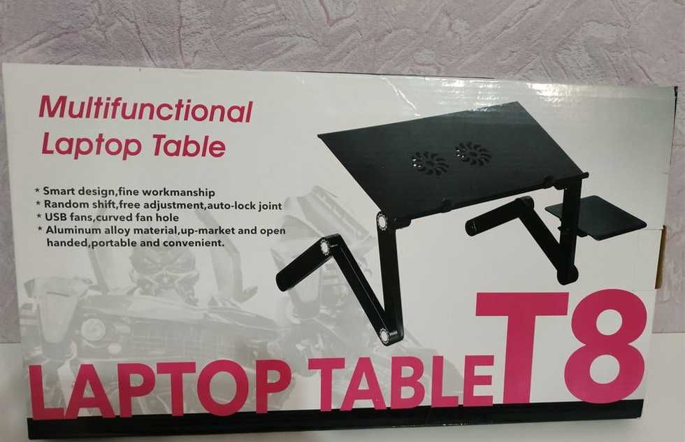 Cтолик для ноутбука Laptop table T8 подставка