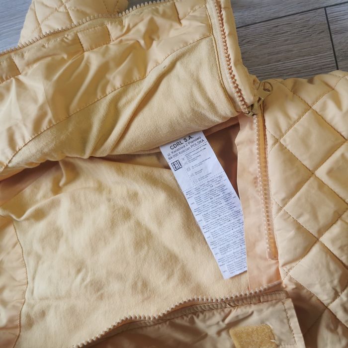 Cocodrillo kombinezon jesienno zimowy do wózka żółty rozmiar 62-68