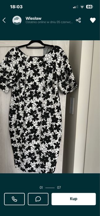 CAVIN KLEIN Sukienka rozmiar 14