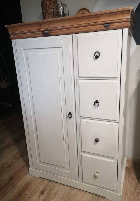 Komoda drewniana boho vintage- sypialnia, pokój dziecięcy