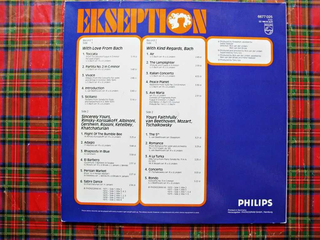 Ekseption - With Love from / Winyl 2 LP Gatefold 1st Press ! EXC +
