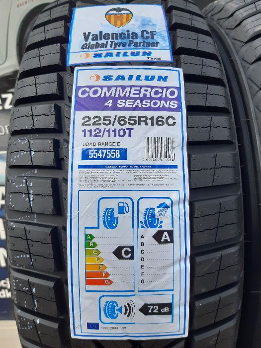 4x Opona Wielosezonowa 225/65 R16C 112T Sailun Commercio 4s Master