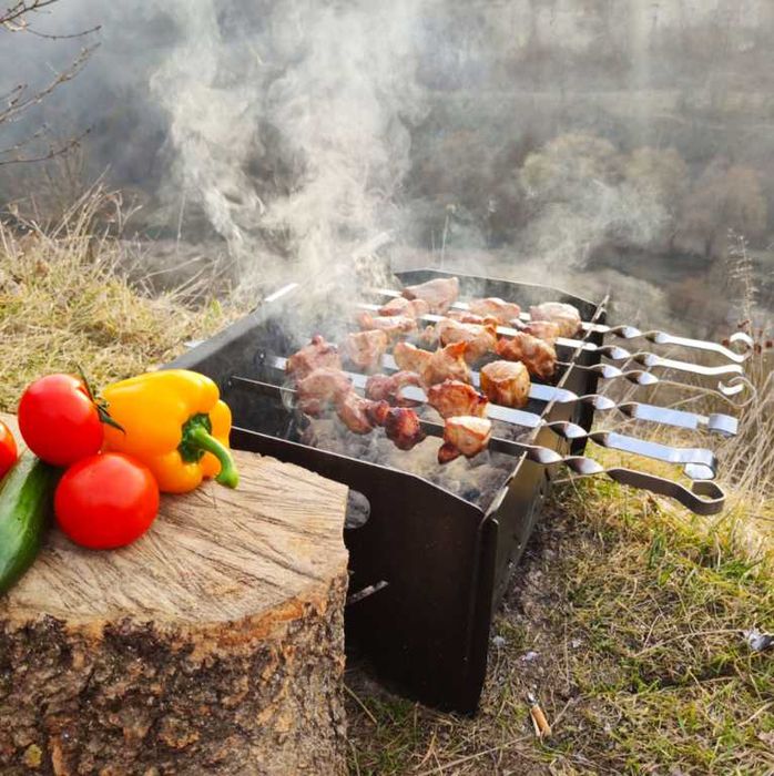 Автомангал мангал з мотором автоматичний мангал