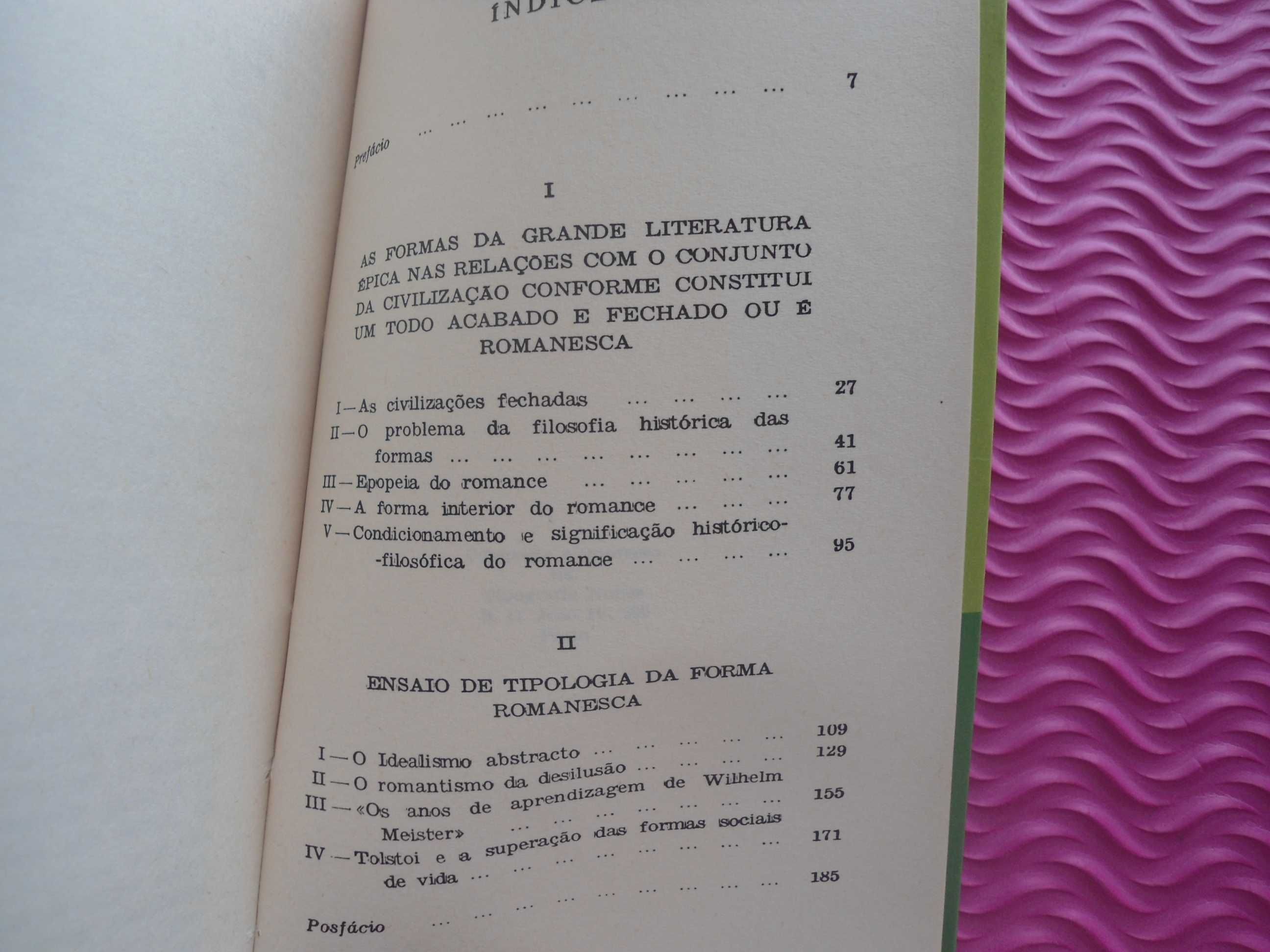 Teoria do Romance por Georg Lukács