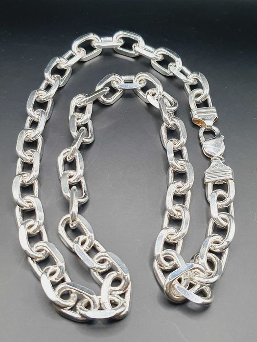 Łańcuszek Srebrny Ankier 925 Masywny