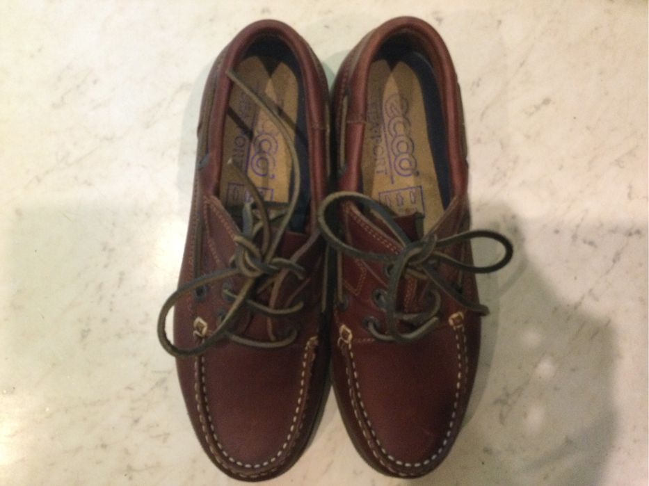 Жіночі топсайдери Ecco. Шкіряні, оригінал.