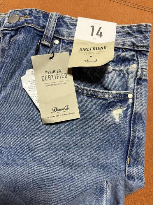 Джинсы рваные размер 14