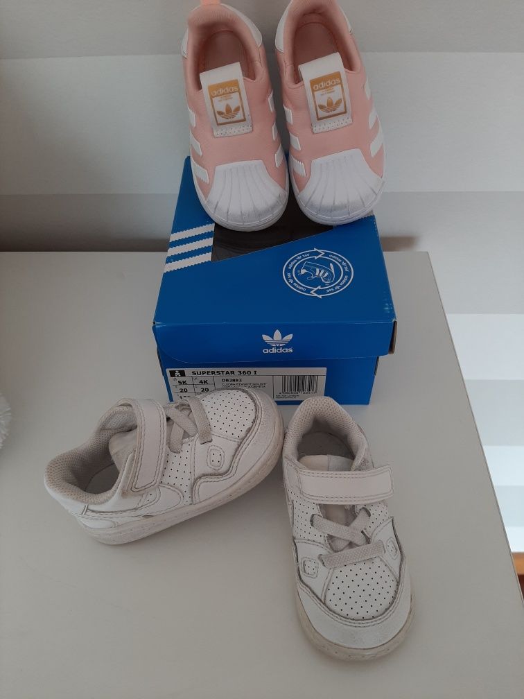 Sapatilhas Nike e superstar adidas