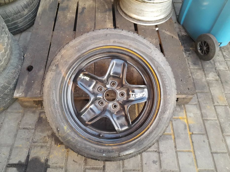 VW GOLF VI FELGA STALOWA 5 RAMION KOŁO DOJAZDOWE 16&quot; 205/55-16