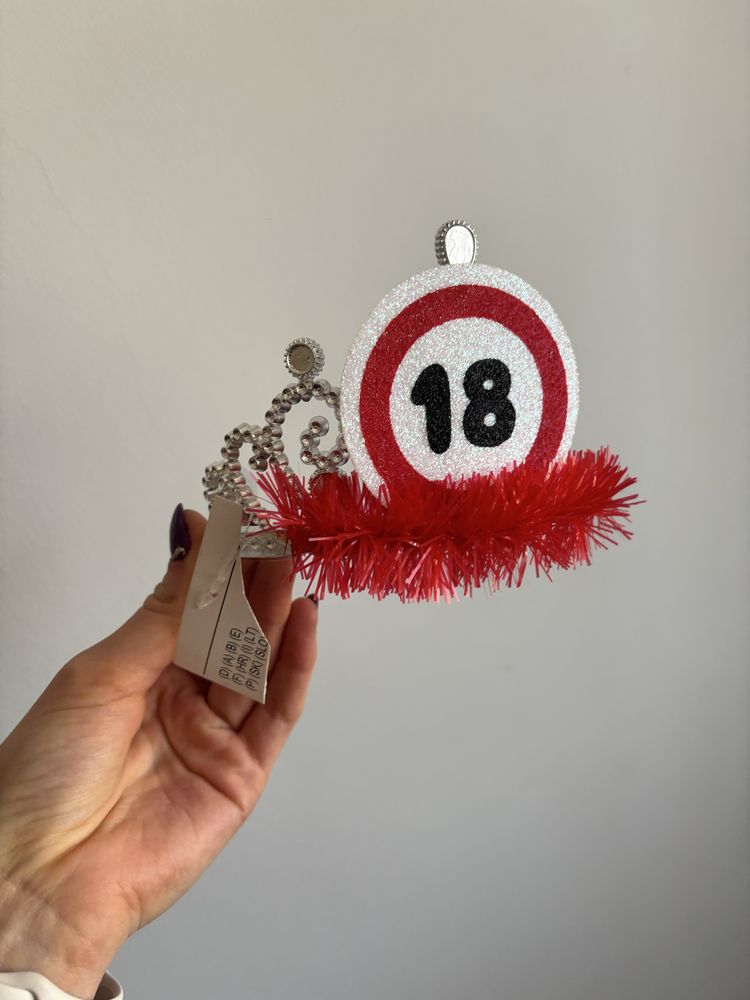 Diadem korona na osiemnastkę 18