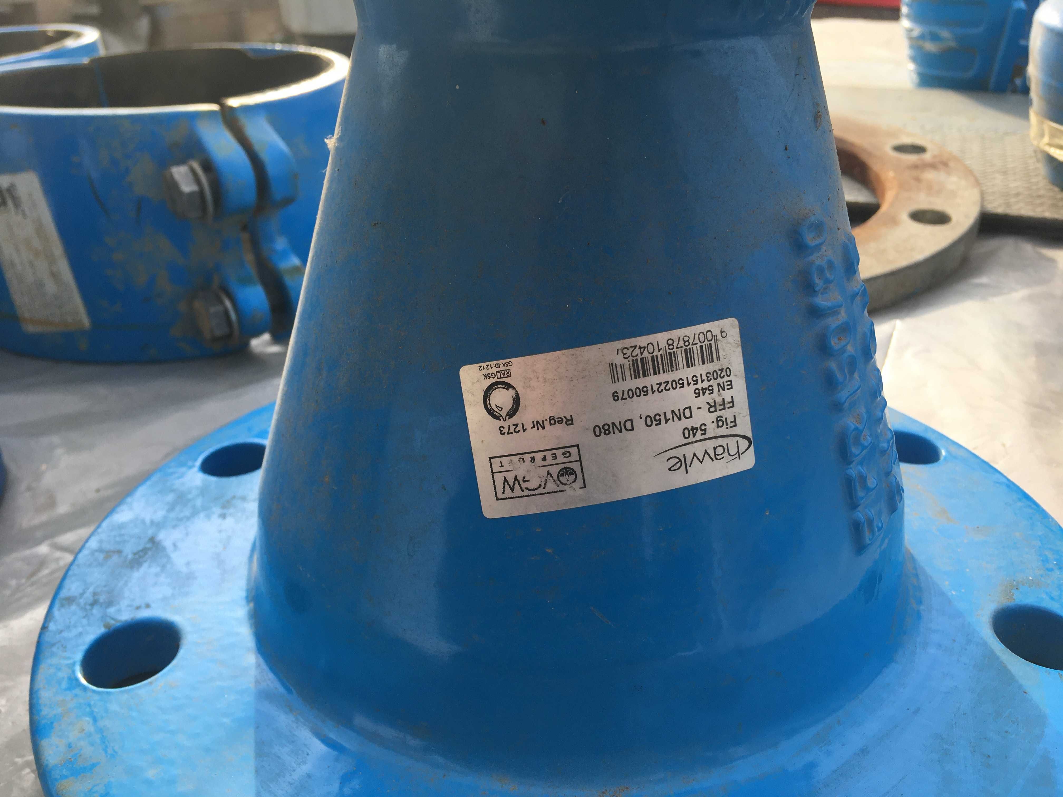 zwężka kołnierzowa hawle 150/80 FFR-DNA50, DN80