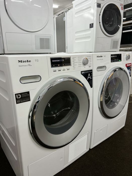ПРЕМІУМ пральна машина сушильна машина MIELE УКР МЕНЮ ПАР PowerWash2.0