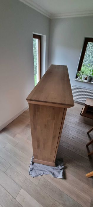 Komoda dąb lity bielony